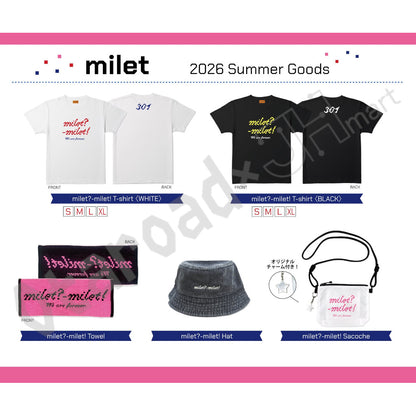 預訂：[日版周邊] milet「2026 Summer Goods」（全5款）