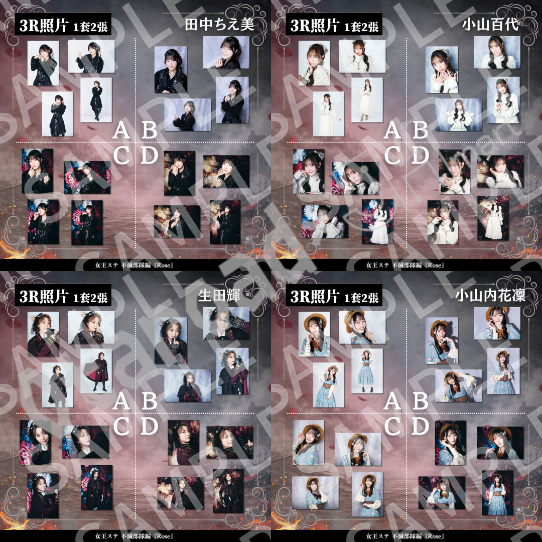 預訂：[日版周邊]《女王ステ不滅部隊編『Rose』》周邊（照片類、劇本、場刊）