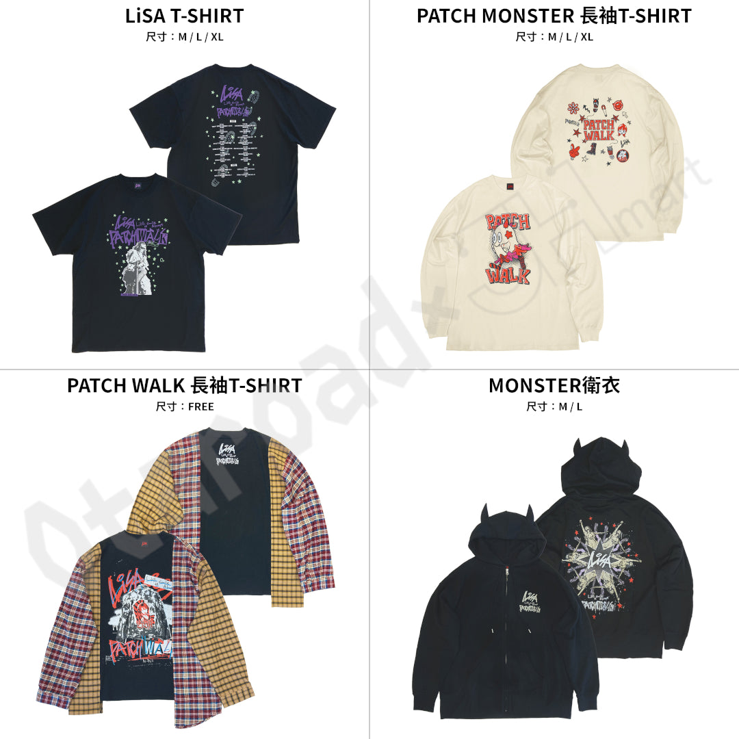預訂：[演唱會周邊] LiSA「LiVE is Smile Always～PATCH WALK～」周邊