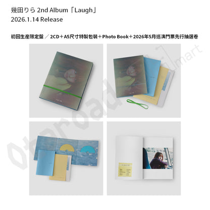 預訂：[日版CD] 幾⽥りら 2nd Album「Laugh」連特典
