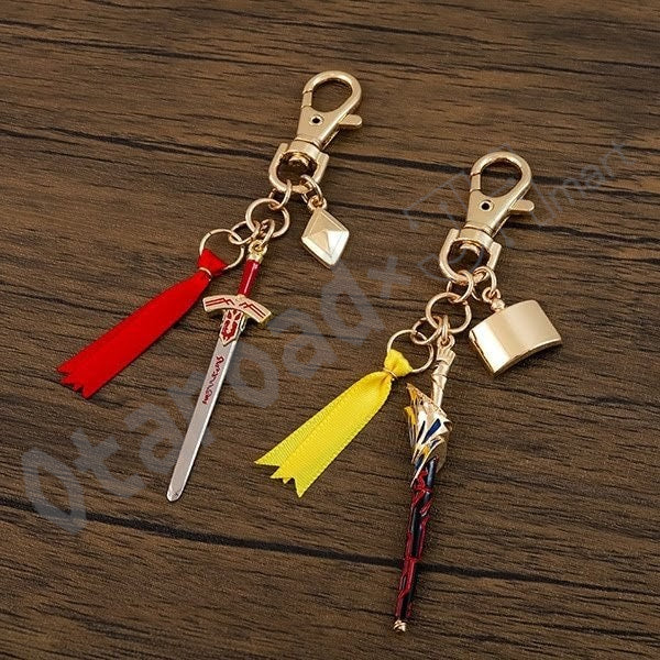 預訂：[日版周邊]「Fate/strange Fake」迷你武器吊飾〈Saber / Archer〉（7月再販）