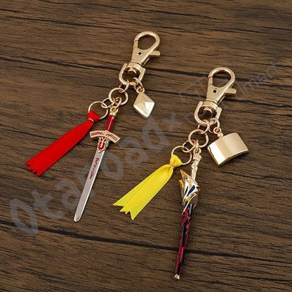 預訂：[日版周邊]「Fate/strange Fake」迷你武器吊飾〈Saber / Archer〉（7月再販）