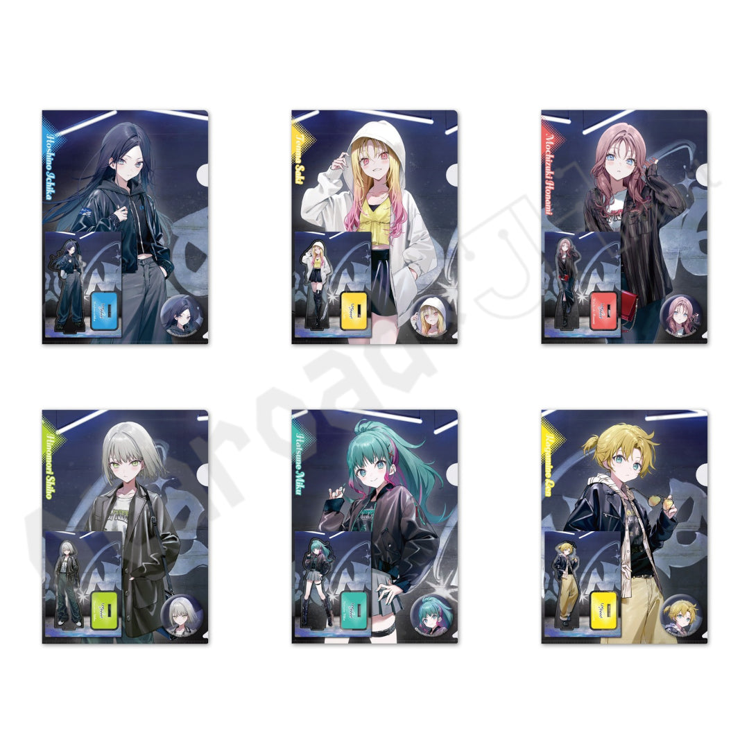 預訂：[日版周邊]「ZOZOTOWN × 世界計畫」周邊SET（A4 File＋57mm襟章＋亞加力立牌）