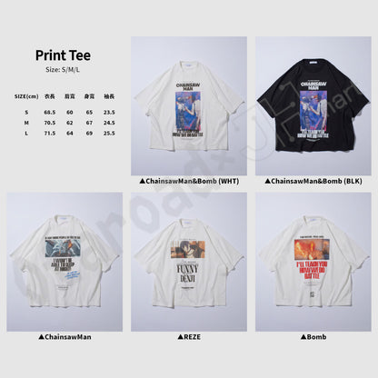 預訂：[日版周邊]「鏈鋸人－劇場版：蕾潔篇 × FREAK'S STORE」聯名服飾＆周邊