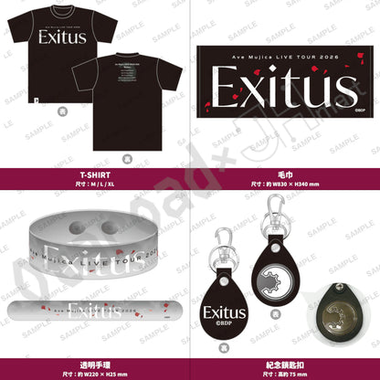 預訂：[演唱會周邊] Ave Mujica LIVE TOUR 2026「Exitus」周邊通販