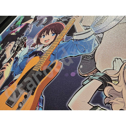 預訂：[日版周邊]「GIRLS BAND CRY」紀念金屬畫～軌跡～（附手島nari親筆簽名 及 專屬序號）