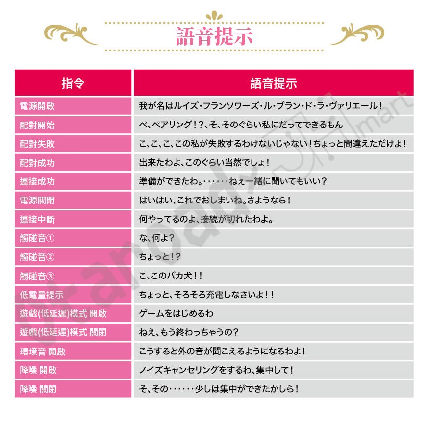 預訂：[日版周邊]「ONKYO DIRECT × 零之使魔」聯名藍牙耳機