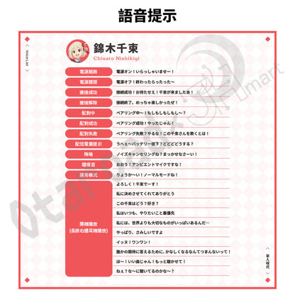 預訂：[日版周邊]「AVIOT × Lycoris Recoil 莉可麗絲」聯名藍牙耳機
