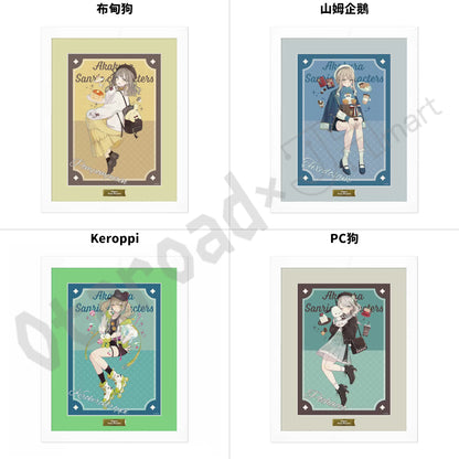 預訂：[日版周邊]【再販】「赤倉×Sanrio Characters」高精細複製原畫連框（全17款）連特典明信片