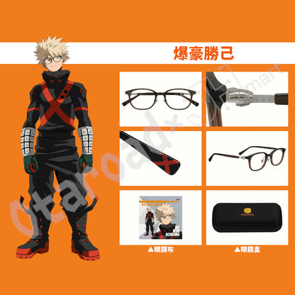 預訂：[日版周邊]「Zoff×我的英雄學園」聯名眼鏡框（連特典貼紙）＆周邊（眼鏡布套裝/鎖匙扣套裝）