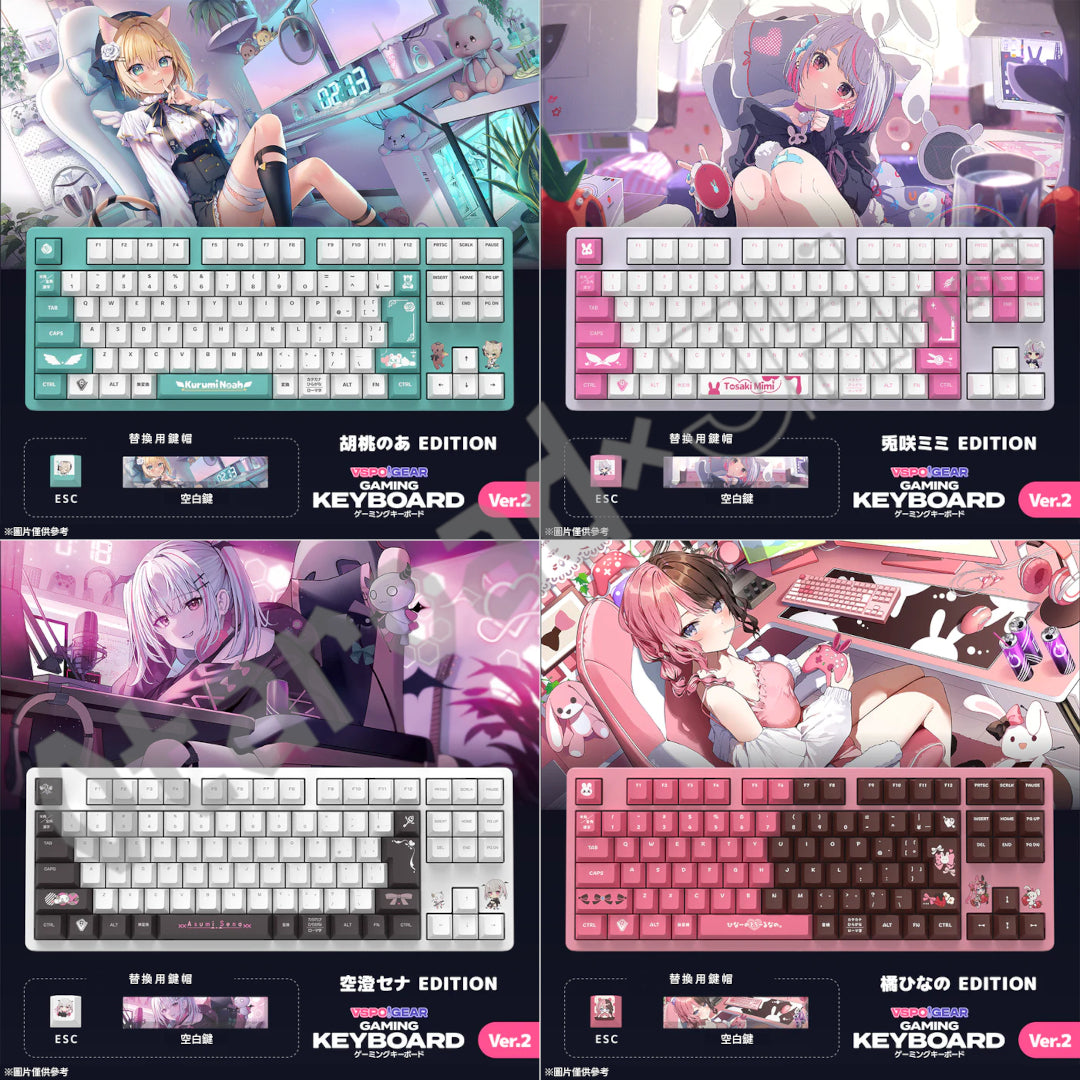 預訂：[日版周邊] VSPO! GEAR GAMIMG KEYBOARD Ver.2（全23款）