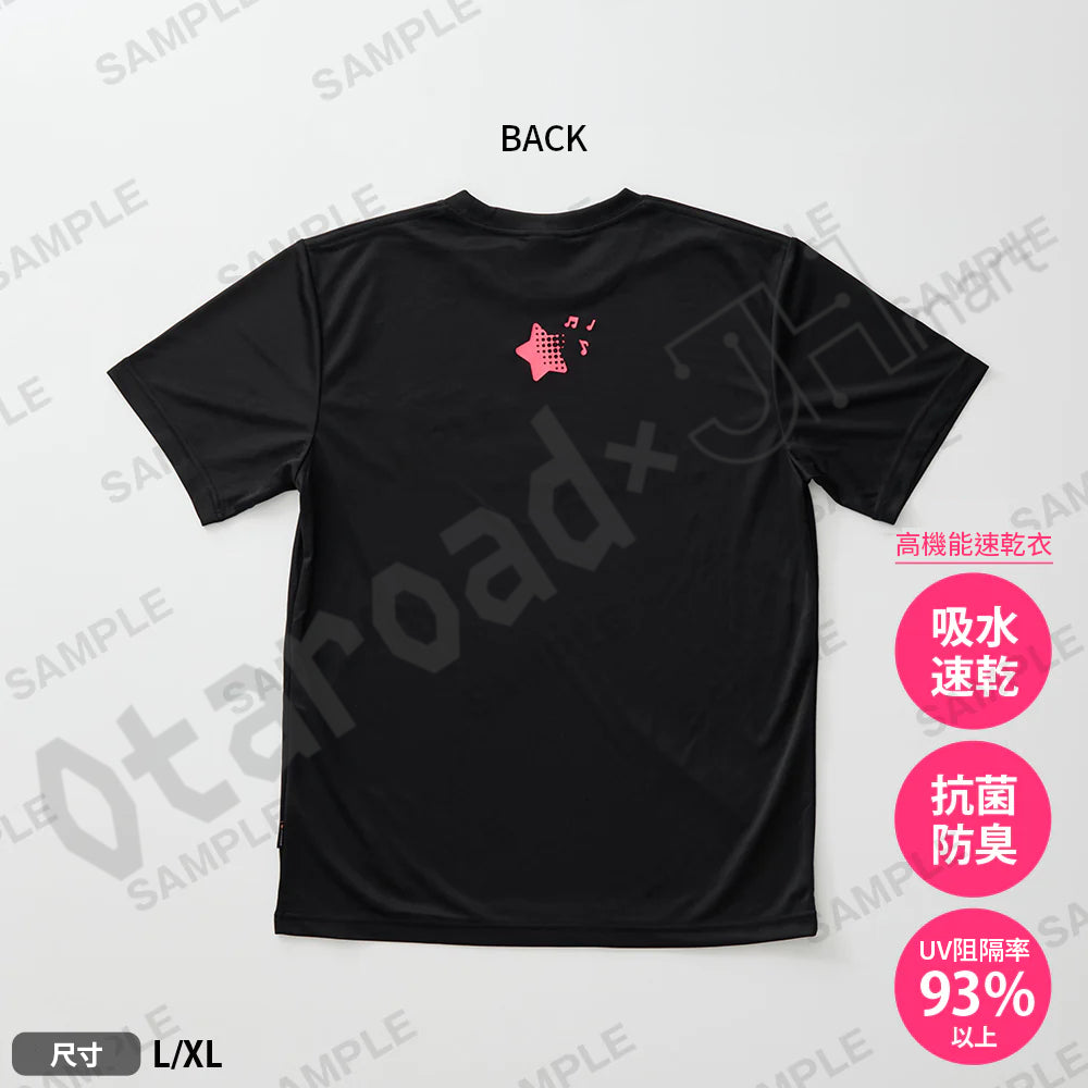 預訂：[日版周邊] BanG Dream!×DRAIVE 速乾T-SHIRT 〈Poppin'Party / Roselia〉