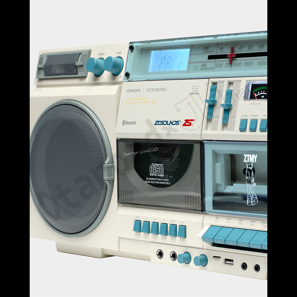 預訂：[日版周邊] [FC限定先行預購] ORION SCR-B9(Z) × ZUTOMAYO ＜藍牙CD立體聲收音卡式機＞