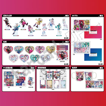 代購：[日版周邊]「GIRLS BAND CRY×Sanrio characters」POP UP SHOP in TOWER RECORDS 周邊（全10款）〈日本現地代購〉 ★滿足條件可獲特典