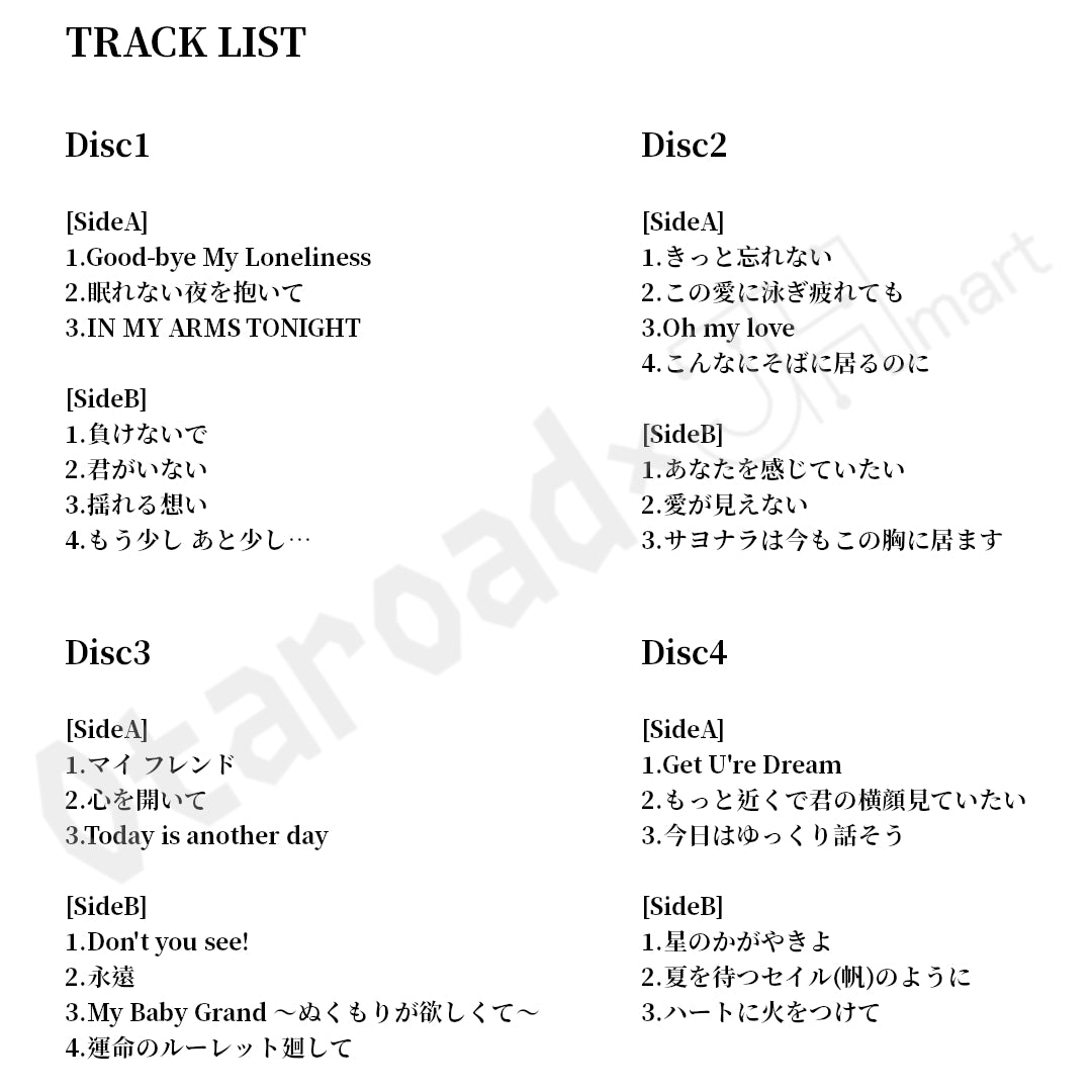 代購：[日版黑膠] ZARD 35周年紀念 完全生産限定黑膠唱片「Golden Best ～35th Anniversary Vinyl Edition～」（4LP）連特典