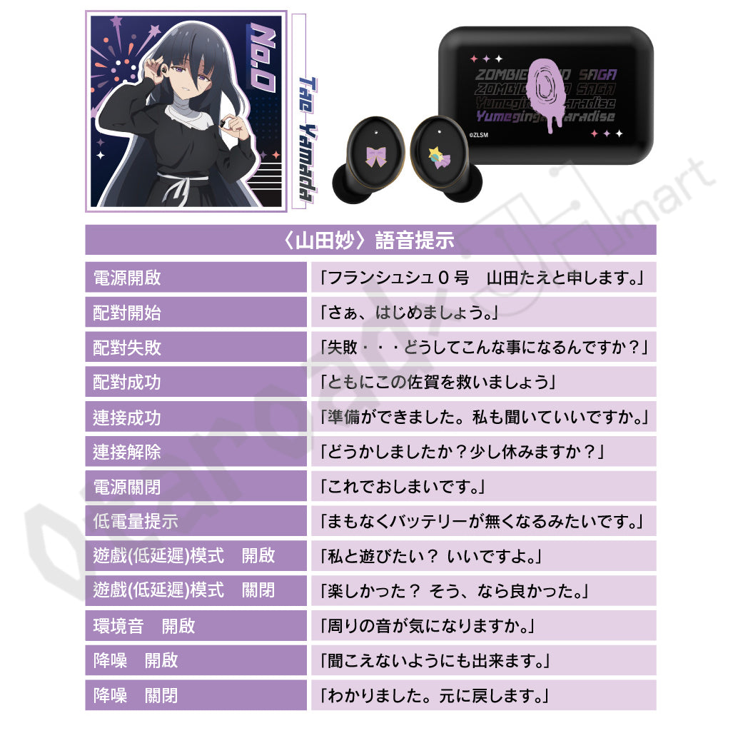 預訂：[日版周邊]「ONKYO DIRECT×劇場版 佐賀偶像是傳奇 夢幻銀河樂園」聯名周邊〈藍牙耳機 / 亞加力大立牌〉
