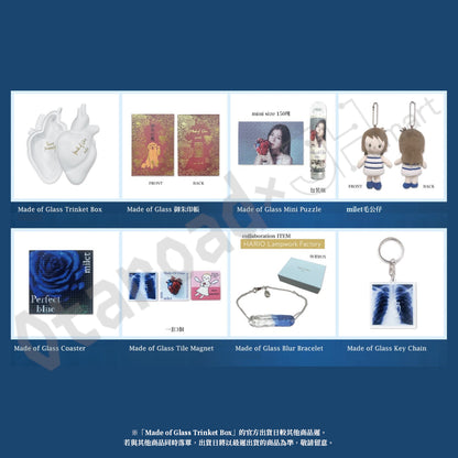 預訂：[演唱會周邊] milet live tour “Made of Glass”周邊（全16款）〈通販〉