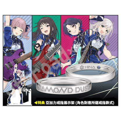 預訂：[日版周邊] U-TREASURE「GIRLS BAND CRY」925銀 / Pt950鉑金 樂團主題戒指（全9款）