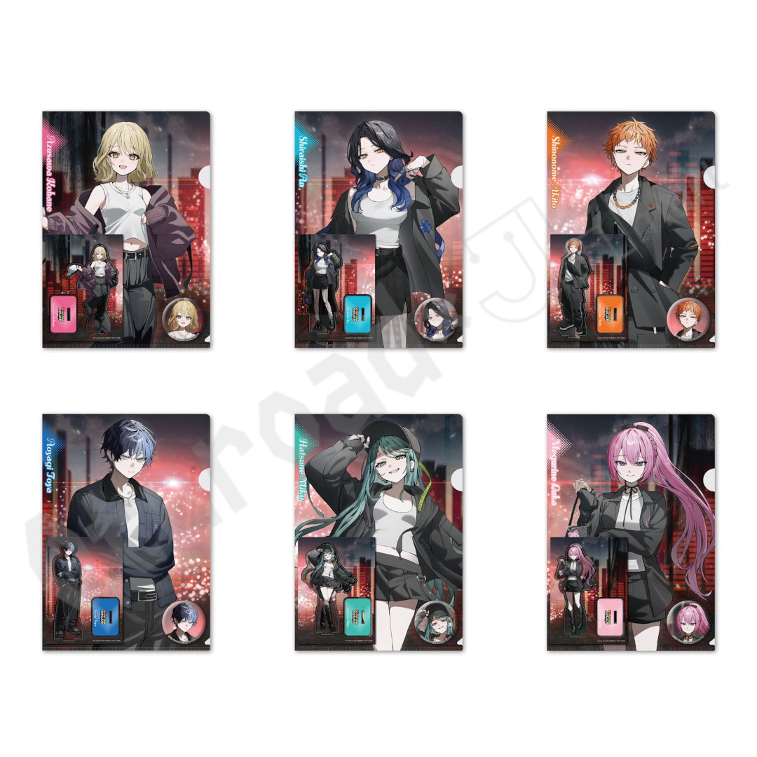 預訂：[日版周邊]「ZOZOTOWN × 世界計畫」周邊SET（A4 File＋57mm襟章＋亞加力立牌）