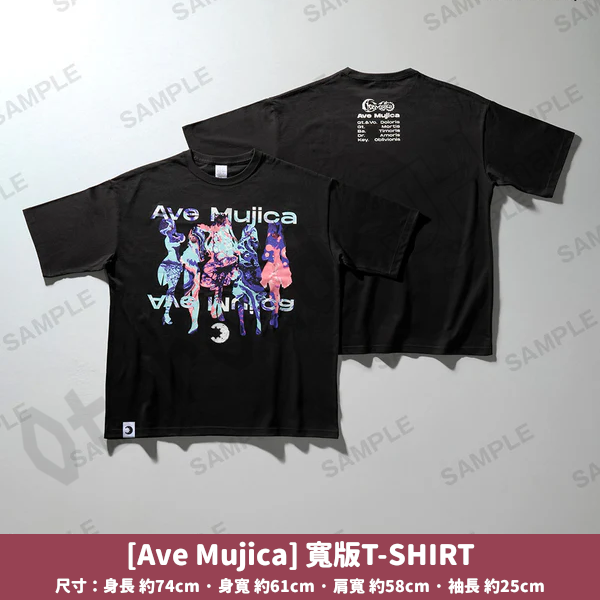 預訂：[日版周邊] (再販)MyGO!!!!! / Ave Mujica 「寬版T-SHIRT / 毛巾」
