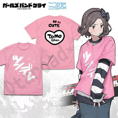 門市現貨：[日版周邊] COSPA「GIRLS BAND CRY」T-SHIRT (ツンデレ、 噓つき、 仁義) (L)