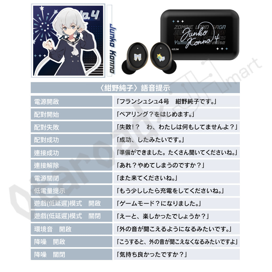 預訂：[日版周邊]「ONKYO DIRECT×劇場版 佐賀偶像是傳奇 夢幻銀河樂園」聯名周邊〈藍牙耳機 / 亞加力大立牌〉