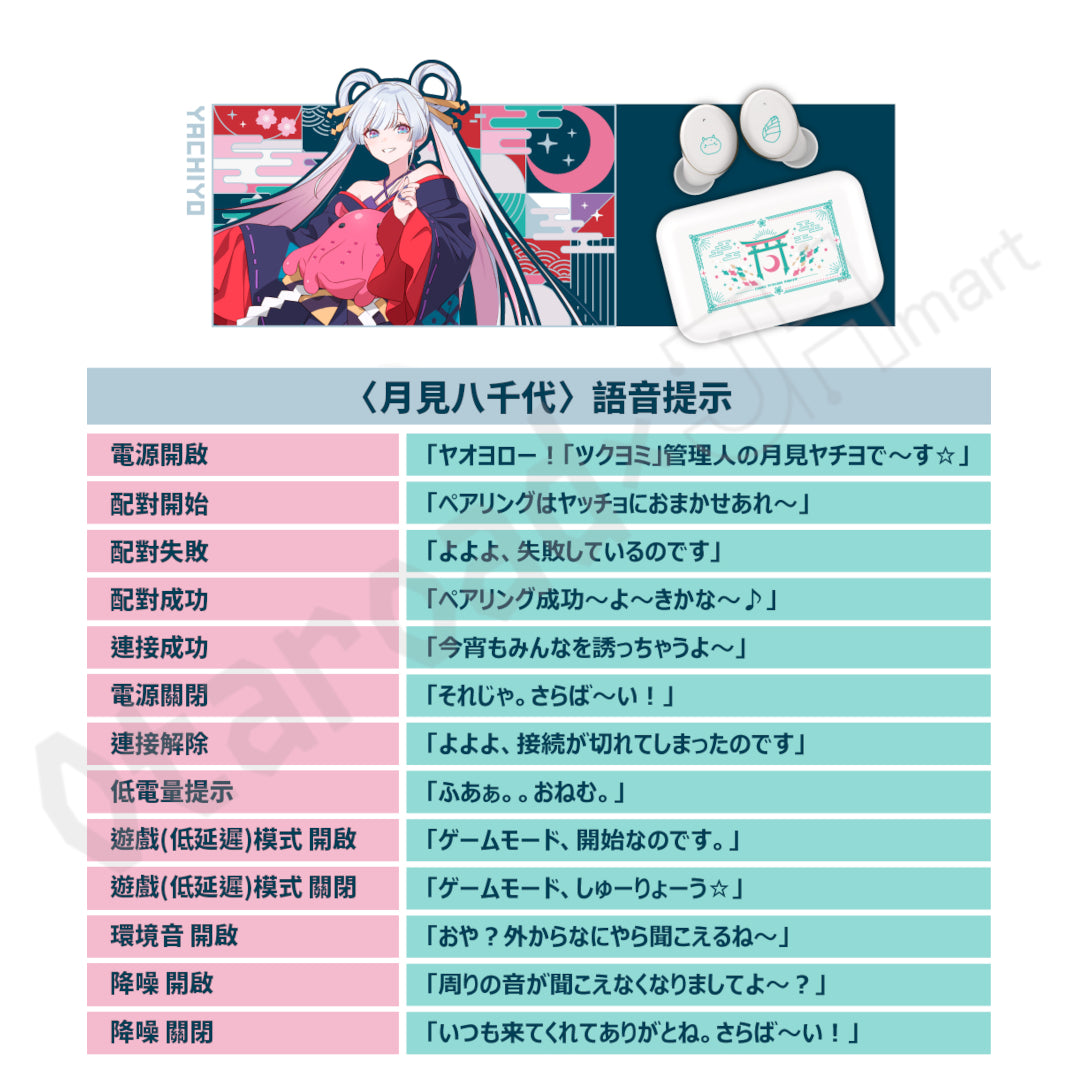 預訂：[日版周邊]「ONKYO DIRECT × 超時空輝耀姬」聯名藍牙耳機（全3款）（第二批預訂）