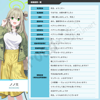 預訂：[日版周邊]「AVIOT × 蔚藍檔案」聯名藍牙耳機 TE-V1R-BLA（3月再販）