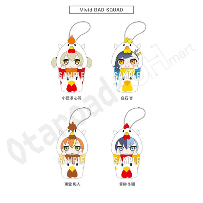 預訂：[日版周邊]「LAWSON × 世界計畫」聯名周邊【炸雞君裝扮迷你毛公仔鎖匙扣】（全26款）