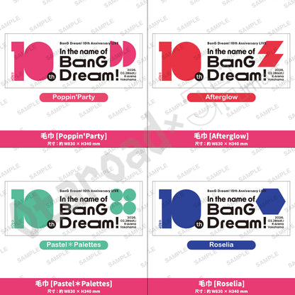 預訂：[演唱會周邊] BanG Dream! 10th Anniversary LIVE「In the name of BanG Dream!」周邊通販