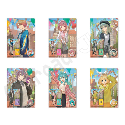 預訂：[日版周邊]「ZOZOTOWN × 世界計畫」周邊SET（A4 File＋57mm襟章＋亞加力立牌）