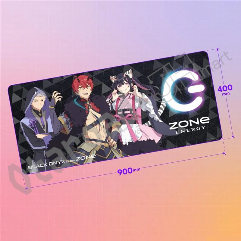 預訂：[日版周邊]「超時空輝耀姬！× ZONe ENERGY」聯名特大滑鼠墊（全5款）［可選：連ZONe ENERGY一箱24罐/淨滑鼠墊］