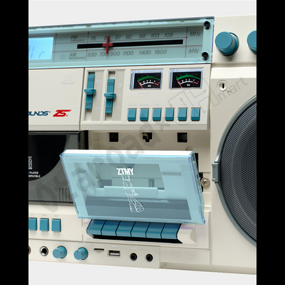 預訂：[日版周邊] [FC限定先行預購] ORION SCR-B9(Z) × ZUTOMAYO ＜藍牙CD立體聲收音卡式機＞