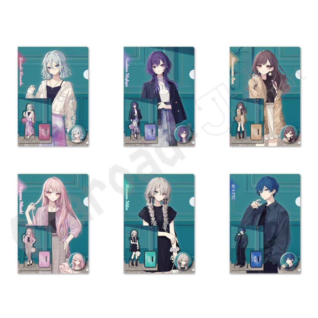 預訂：[日版周邊]「ZOZOTOWN × 世界計畫」周邊SET（A4 File＋57mm襟章＋亞加力立牌）