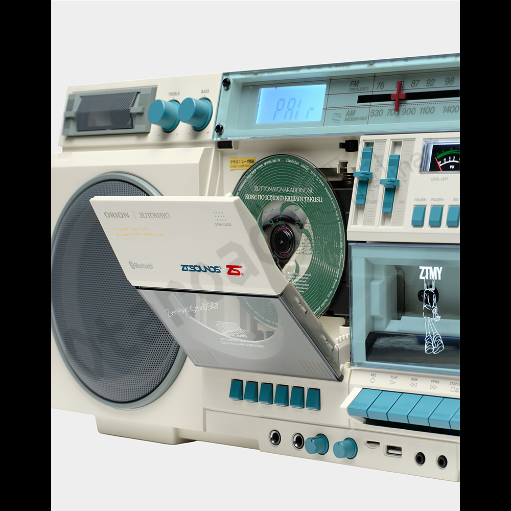 預訂：[日版周邊] [FC限定先行預購] ORION SCR-B9(Z) × ZUTOMAYO ＜藍牙CD立體聲收音卡式機＞