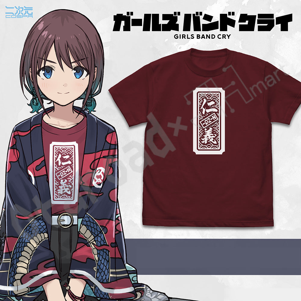 門市現貨：[日版周邊] COSPA「GIRLS BAND CRY」T-SHIRT (ツンデレ、 噓つき、 仁義) (L)