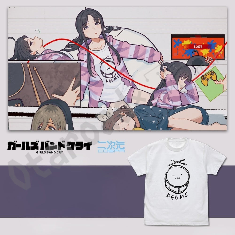 代購：[日版周邊] 二次元COSPA「GIRLS BAND CRY」T-SHIRT（全8款·日本現貨代購 / 部份尺碼7月再販預訂）