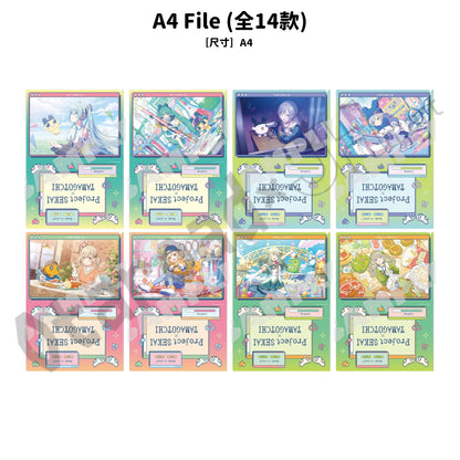 預訂：[日版周邊]「世界計畫×Tamagotchi」色紙 / 鎖匙扣 / 貼紙 / 立牌 / File