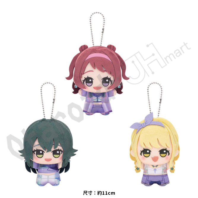 代購：[日版景品]「學園偶像大師」ちびぐるみ ～Re;IRIS～ 景品毛公仔吊飾（全3款）