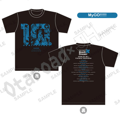 門市現貨：[演唱會周邊] BanG Dream! 10th Anniversary LIVE「In the name of BanG Dream!」 MyGO!!!! 寬版T-SHIRT