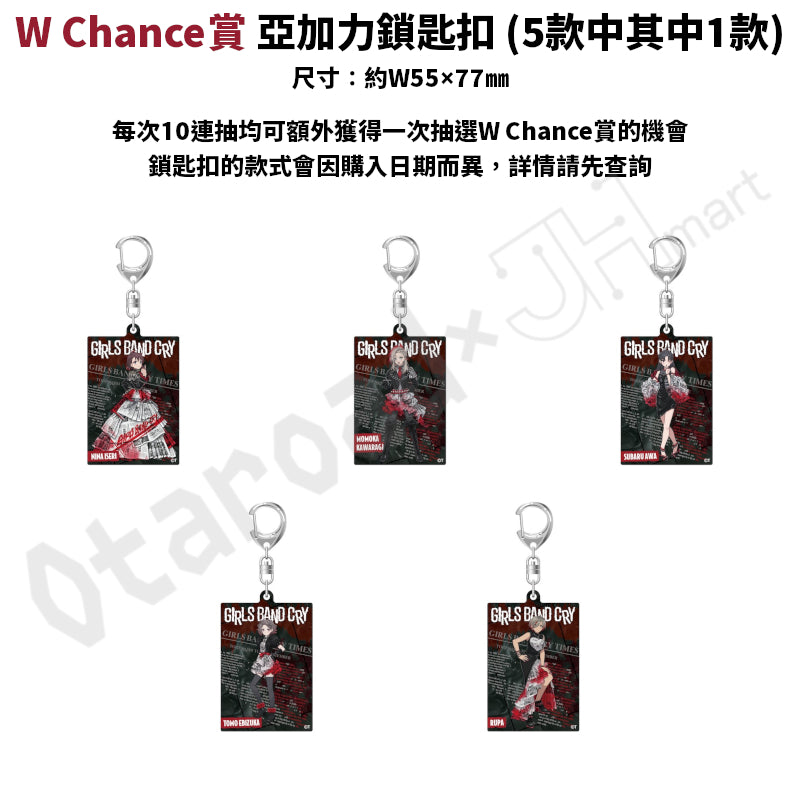 代抽：[日版周邊]「GIRLS BAND CRY」ガルクジ Track.2 線上抽賞〈5連抽/10連抽〉