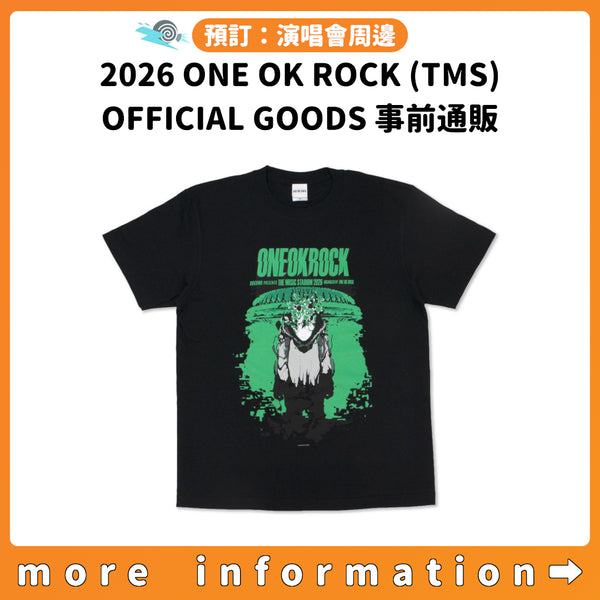 預訂：[演唱會周邊]「2026 ONE OK ROCK (TMS) OFFICIAL GOODS」事前通販 – JHmart