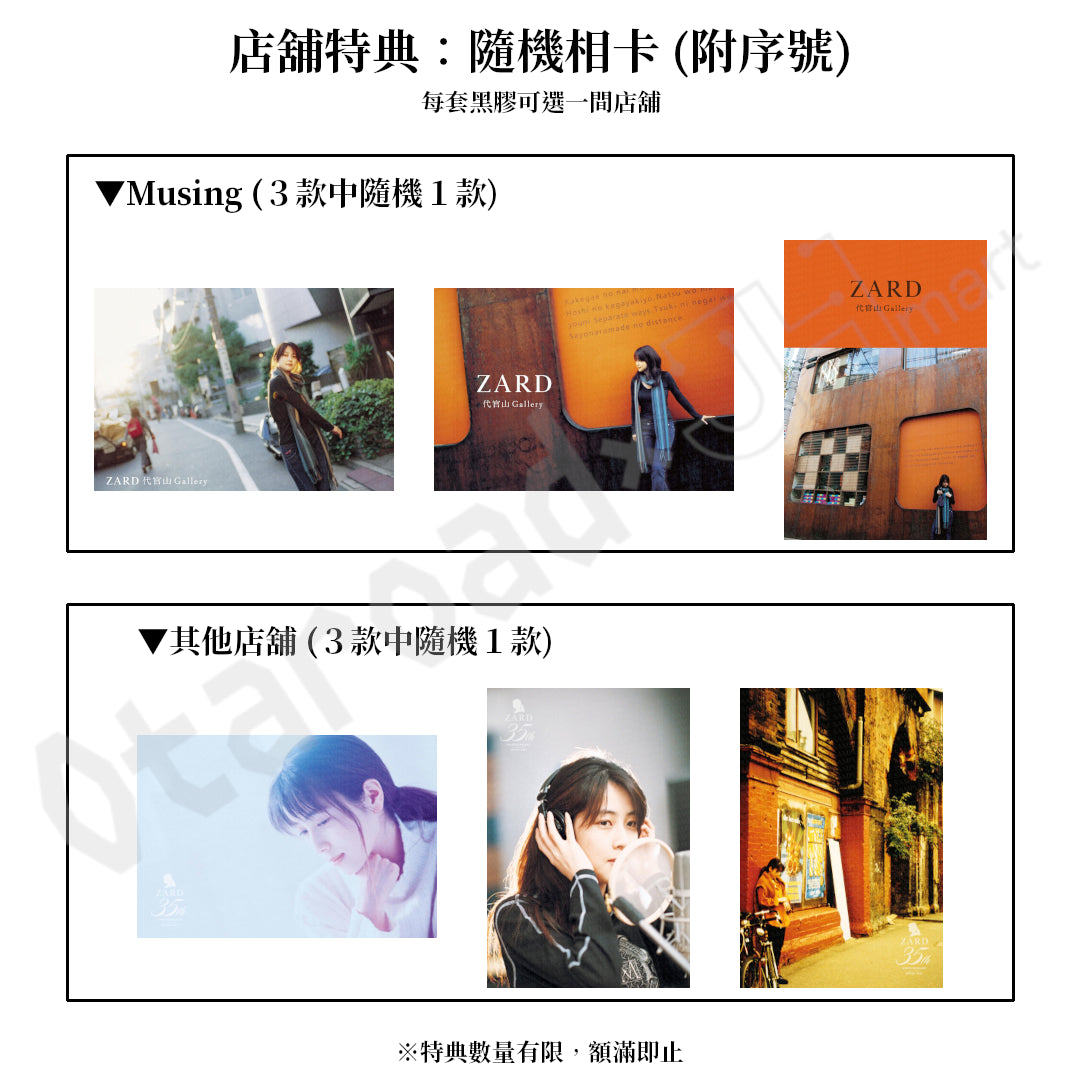 代購：[日版黑膠] ZARD 35周年紀念完全生産限定黑膠唱片「Golden Best