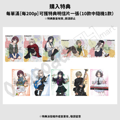 預訂：[日版周邊] COSPA「GIRLS BAND CRY×アトレ川崎 POP UP SHOP 2026」周邊（全14款）〈通販〉 ★滿足條件可獲特典明信片